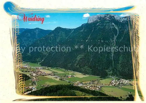 AK / Ansichtskarte Waidring_Tirol Fliegeraufnahme Waidring Tirol