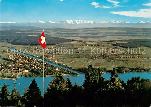 AK / Ansichtskarte Magglingen Eidg Turn und Sportschule Fliegeraufnahme Magglingen