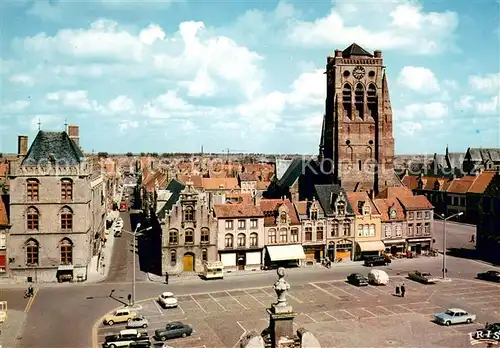 AK / Ansichtskarte Veurne Oostkant der Grote Markt Veurne