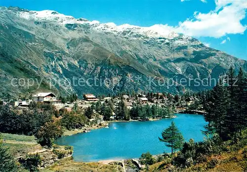 AK / Ansichtskarte Ferrera_Cenisio Il lago sullo sfondo la catena del Rocciamelone 