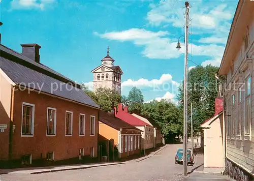 AK / Ansichtskarte Ekenaes_Tammisaari Gatuvy med kyrkan naekymae kirkolle 