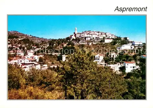 AK / Ansichtskarte Aspremont_Alpes Maritimes Vue generale Aspremont Alpes Maritimes