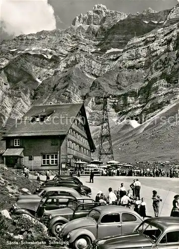 AK / Ansichtskarte Saentis_AR Schwebebahn Schwaegalp Saentis_AR