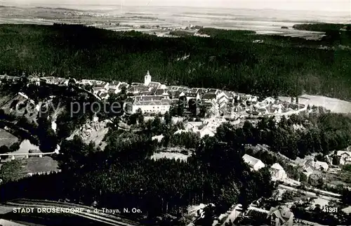 AK / Ansichtskarte Drosendorf Zissersdorf Fliegeraufnahme Drosendorf Zissersdorf