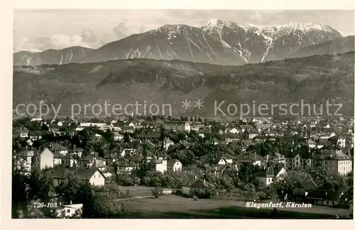 AK / Ansichtskarte Klagenfurt_Woerthersee Panorama Klagenfurt_Woerthersee