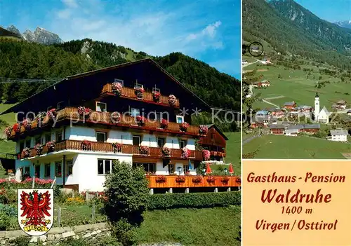 AK / Ansichtskarte Virgen Gasthaus Pension Waldruhe Panorama Virgen