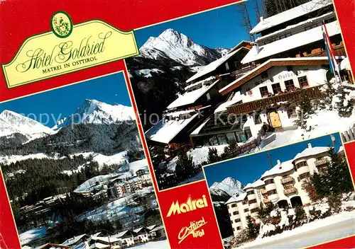 AK / Ansichtskarte Matrei_Osttirol Hotel Goldried Panorama Matrei_Osttirol