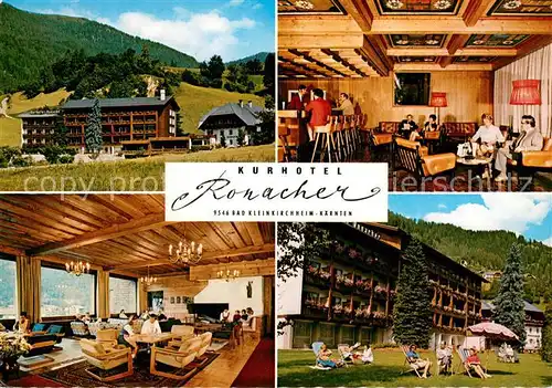 AK / Ansichtskarte Bad_Kleinkirchheim_Kaernten Kurhotel Ronacher Gastraeume Liegewiese Bad_Kleinkirchheim