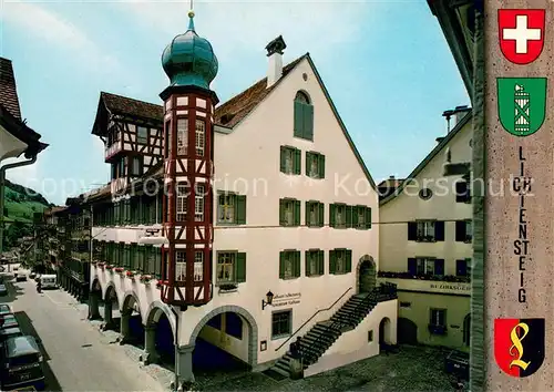 AK / Ansichtskarte Lichtensteig Ortspartie Lichtensteig