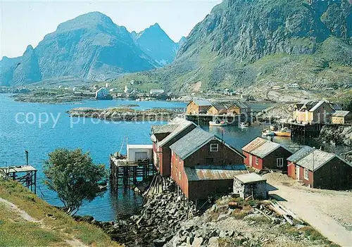 AK / Ansichtskarte Tind_Lofoten Panorama 