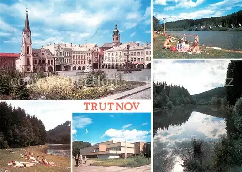 AK / Ansichtskarte Trutnov Podkrkonosske pahorkatine Krakonosovo namesti Koupaliste Dolce Peklo Plavecka hala Trutnov