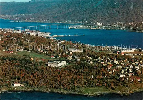 AK / Ansichtskarte Tromsø Museum Sea Aquarium Fliegeraufnahme Tromsø