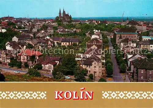 AK / Ansichtskarte Kolin Stadtpanorama Kolin
