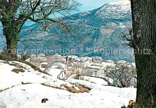 AK / Ansichtskarte Makrinitsa Schneebedeckte Landschaft Makrinitsa