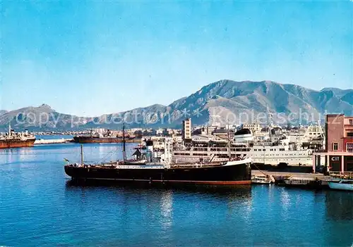 AK / Ansichtskarte Palermo_Sicilia Porto Hafen Palermo_Sicilia