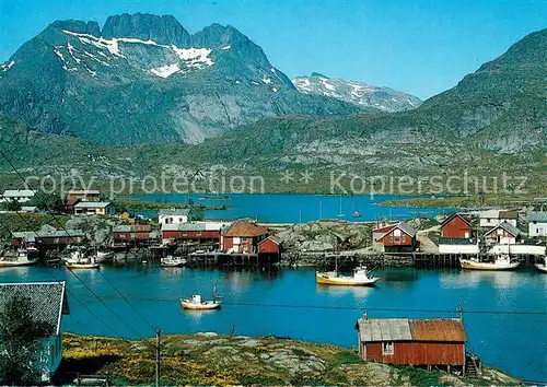 AK / Ansichtskarte Sorvagen_Lofoten Panorama Berge Sorvagen Lofoten