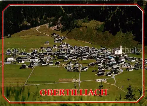 AK / Ansichtskarte Obertilliach Panorama Dorf im Hochpustertal Obertilliach