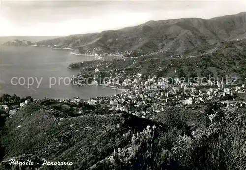 AK / Ansichtskarte Rapallo Panorama Kuestenstadt Rapallo