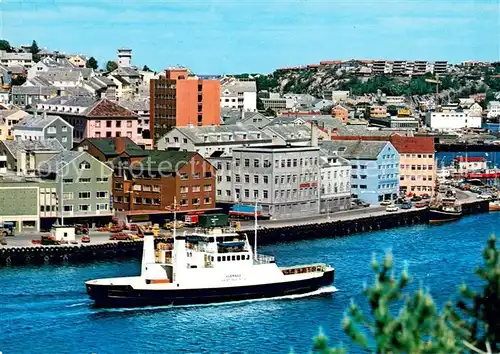 AK / Ansichtskarte Kristiansund Hafeneinfahrt Kristiansund