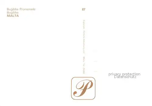 AK / Ansichtskarte Malta Bugibba Promenade Strand Malta