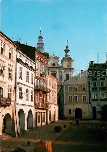 AK / Ansichtskarte Przemysl Rynek w glebi kosciol franciszkanow Przemysl