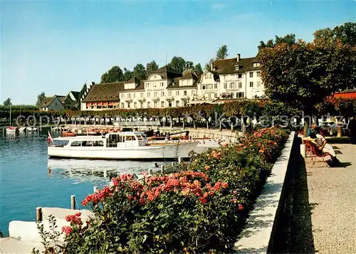 AK / Ansichtskarte Rapperswil_BE Am Quai Rapperswil BE