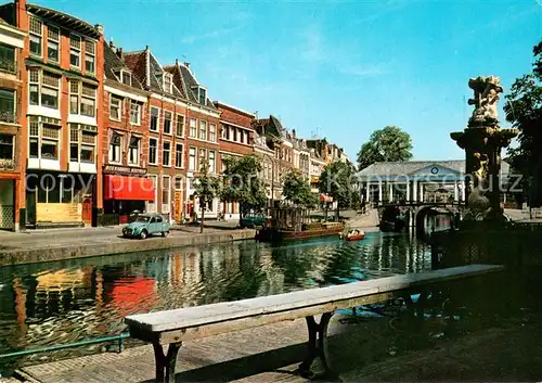 AK / Ansichtskarte Leiden Koornbrug met Nieuwe Rijn Leiden