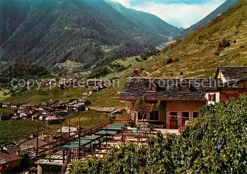 AK / Ansichtskarte Martigny_VS Cafe Restaurant de Plan Cerisier Martigny VS