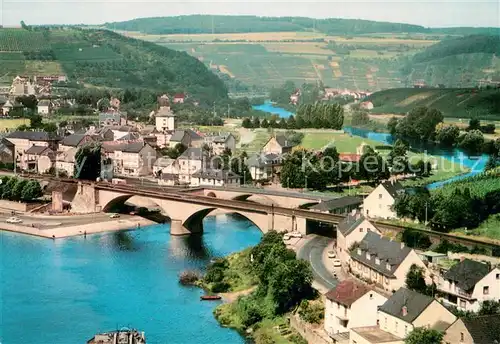 AK / Ansichtskarte Wasserbillig Vue aerienne Confluent de la Moselle et de la Sure Wasserbillig