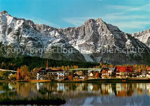 AK / Ansichtskarte Seefeld_Tirol mit Wettersteingebirge Seefeld Tirol