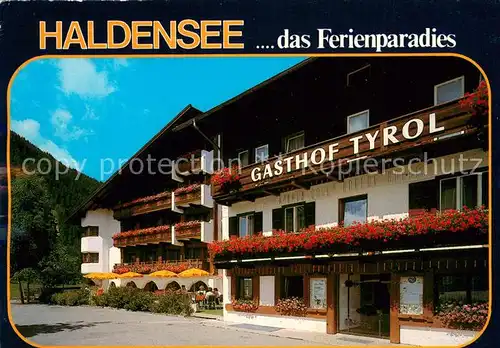 AK / Ansichtskarte Haldensee Hotel Tyrol Haldensee