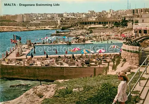 AK / Ansichtskarte Malta Dragonara Swimming Lido Malta