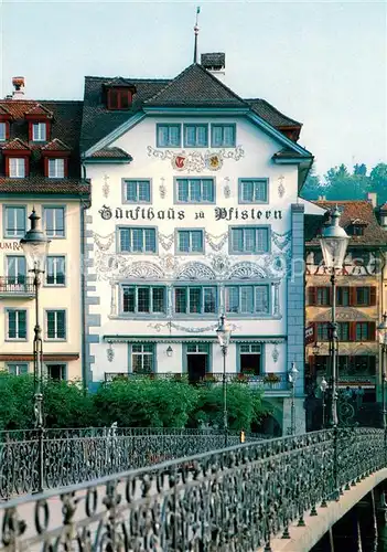 AK / Ansichtskarte Luzern_LU Zunfthaus zu Pfistern Luzern_LU