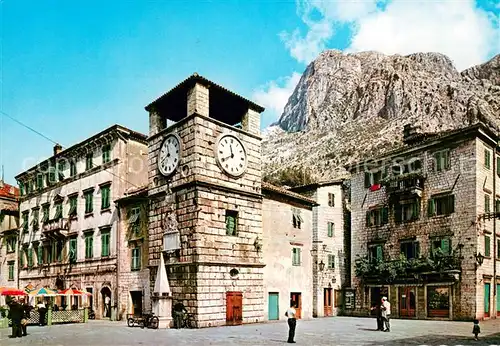AK / Ansichtskarte Kotor_Montenegro Sahat Kula Kotor Montenegro