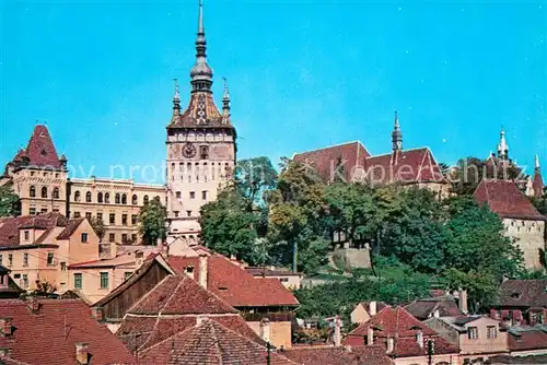 AK / Ansichtskarte Sighisoara_Schaessburg Teilansicht Sighisoara Schaessburg