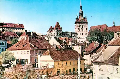 AK / Ansichtskarte Sighisoara_Schaessburg Teilansicht Sighisoara Schaessburg