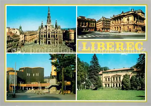 AK / Ansichtskarte Liberec Mesto od stredoveku zname svym textilnim prumyslem Od misto Libereckych vystavnich trhu Liberec