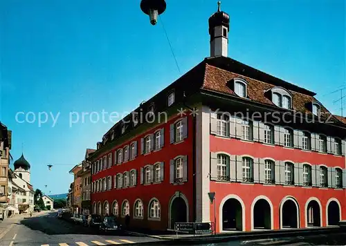 AK / Ansichtskarte Zurzach Rathaus mit Schwertgasse Zurzach