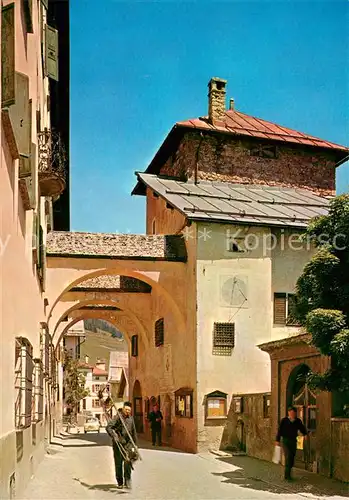 AK / Ansichtskarte Zuoz_GR Dorfpartie Zuoz_GR