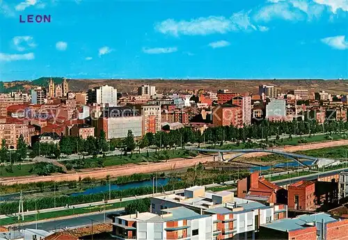 AK / Ansichtskarte Leon_Castilla_y_Leon Vista parcial Leon_Castilla_y_Leon