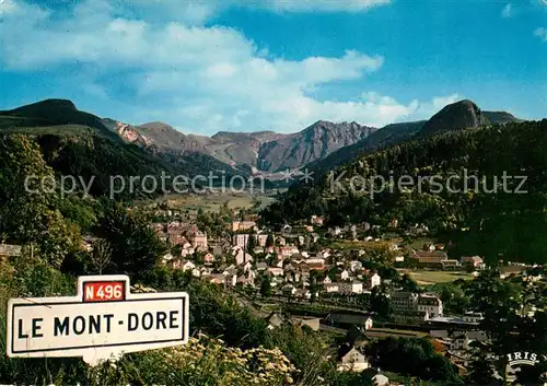 AK / Ansichtskarte Le_Mont Dore_Puy_de_Dome Vue generale Le Capucin et le Sancy Le_Mont Dore_Puy_de_Dome