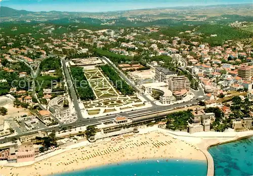 AK / Ansichtskarte Estoril Strand und Park Fliegeraufnahme Estoril