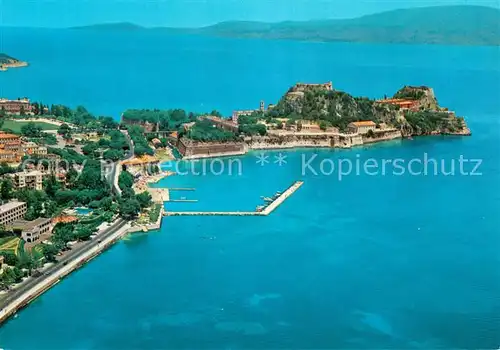 AK / Ansichtskarte Korfu_Corfu Alte Festung Fliegeraufnahme Korfu Corfu