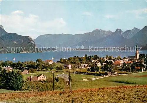 AK / Ansichtskarte St_Gilgen_Salzkammergut Panorama St_Gilgen_Salzkammergut