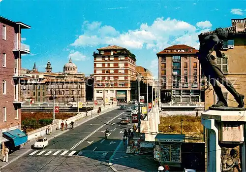 AK / Ansichtskarte Parma_Emilia Romagna Monumento a F. Corridoni e Ponte di Mezzo Denkmal Parma Emilia Romagna