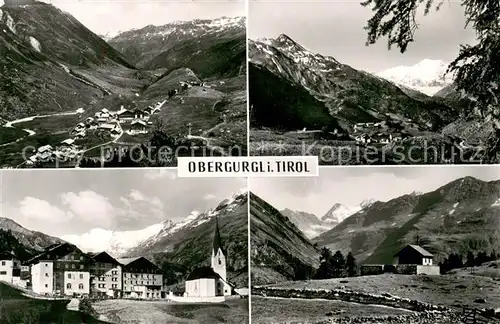 AK / Ansichtskarte Obergurgl_Soelden_Tirol Panorama Teilansichten Obergurgl_Soelden_Tirol