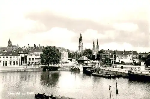 AK / Ansichtskarte Delft Gezicht op Delft Delft