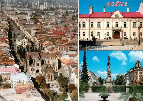AK / Ansichtskarte Kosice_Kassa_Kaschau_Slovakia Michalska kapinka Dom sv Alzbety Biskupsky palac Susosie Immaculata morovy stip 