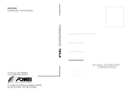 AK / Ansichtskarte Piestany Liecebny dom Thermia Palace Piestany