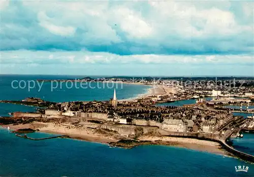 AK / Ansichtskarte Saint Malo_Ille et Vilaine_Bretagne Cite Corsaire Vue generale aerienne Saint Malo_Ille et Vilaine